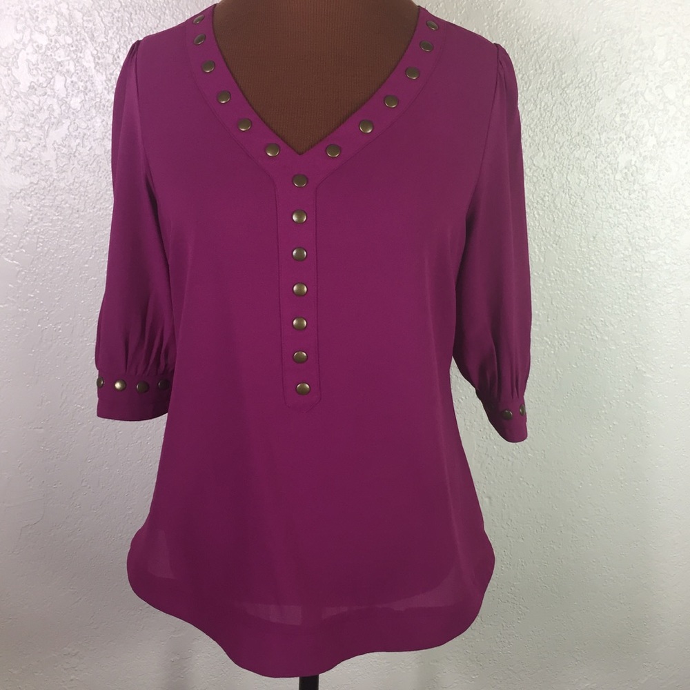 [41 Hawthorn] Lisbon Studded Blouse